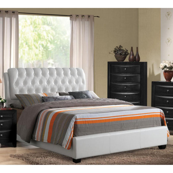 Acme Furniture Ireland II Queen Upholstered Platform Bed 25350Q IMAGE 1