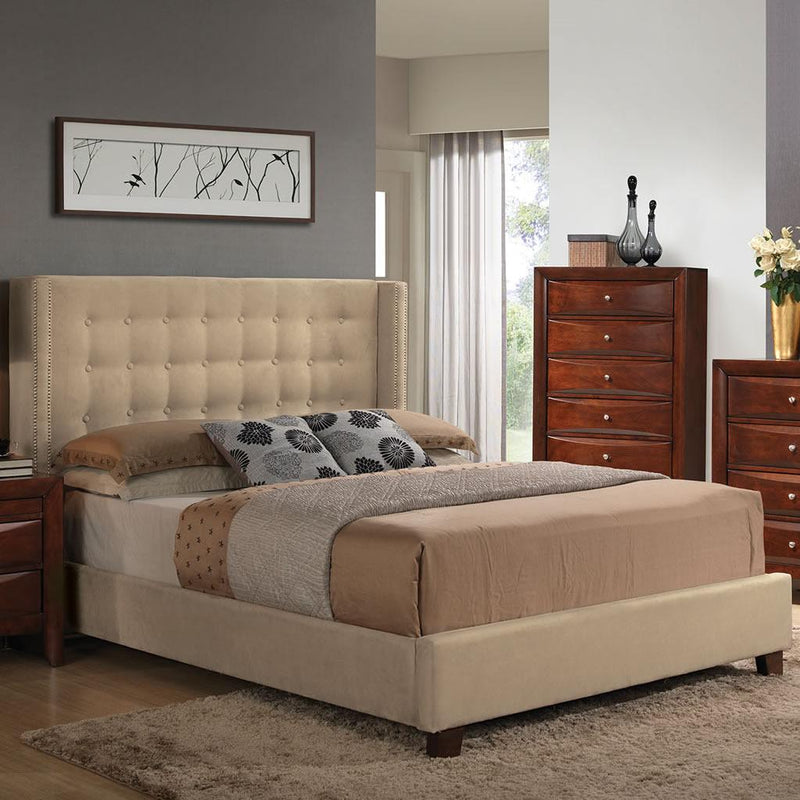 Acme Furniture Mallalai Queen Upholstered Bed 20760Q IMAGE 2