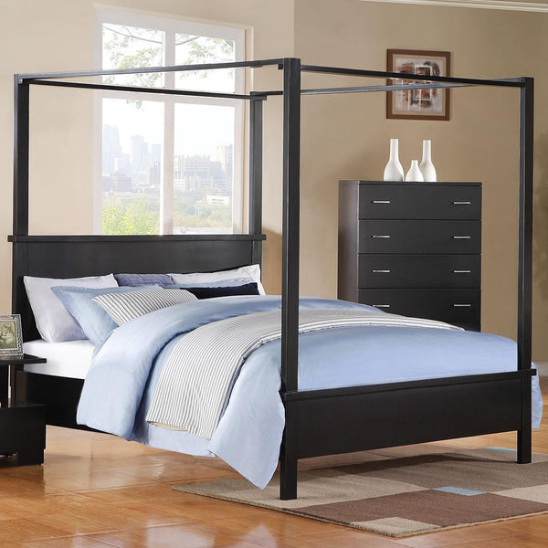 Acme Furniture London Queen Canopy Bed 20050Q IMAGE 1