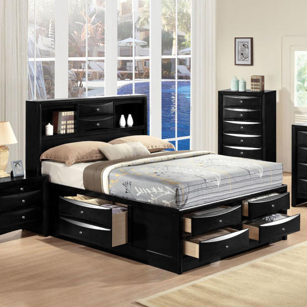 Acme Furniture Ireland Queen Platform Bed with Storage 21610Q IMAGE 1