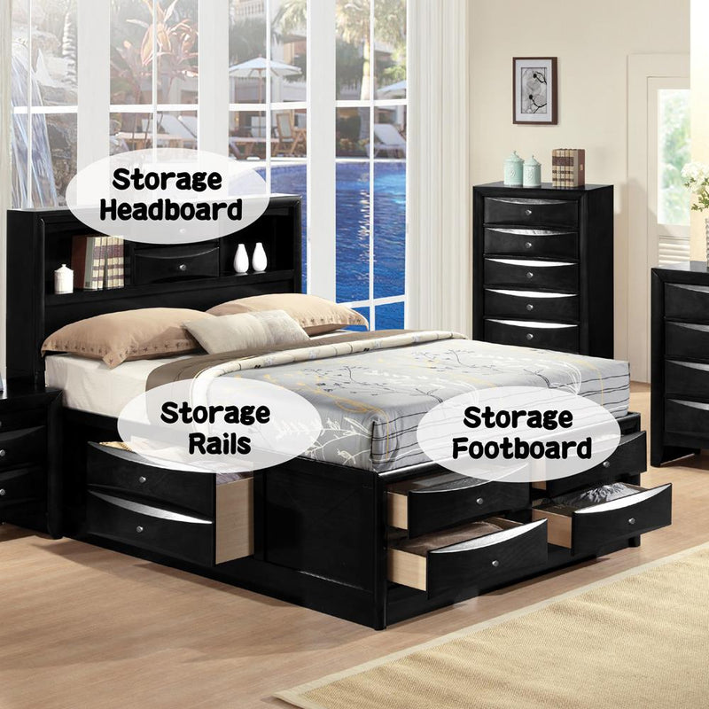 Acme Furniture Ireland 21610Q Queen Bed with Storage IMAGE 8