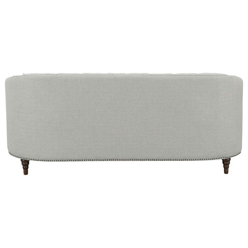 Coaster Furniture Avonlea 505641 Upholstered Sloped Arm Sofa - Grey Fabric IMAGE 6