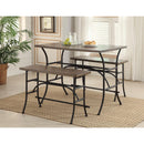 Acme Furniture Domingo 3 pc Counter Height Dinette 71660 IMAGE 1