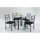 Acme Furniture Penelope 5 pc Dinette 02520BK IMAGE 1