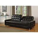 Acme Furniture Naeva Leather look Sofabed 57091 IMAGE 2