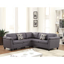 Acme Furniture Cleavon Fabric 4 pc Sectional 51550 IMAGE 1