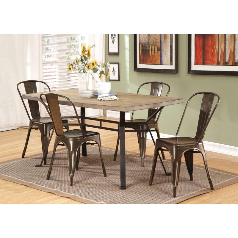 Acme Furniture Dervon Dining Table with Trestle Base 71650 IMAGE 1