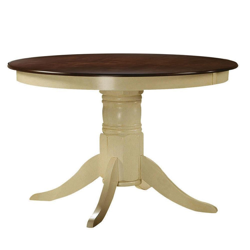 Acme Furniture Round Dylan Dining Table with Pedestal Base 70330 IMAGE 1