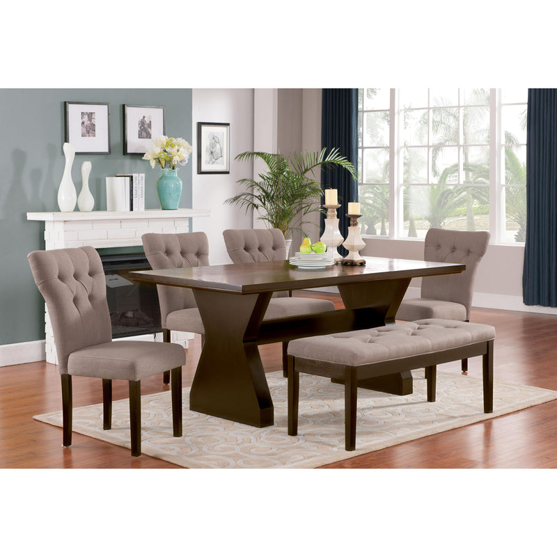 Acme Furniture Effie Dining Table with Trestle Base 71515 IMAGE 4
