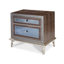 Michael Amini Hollywood Swank 2-Drawer Nightstand AIC 00237-00 IMAGE 1