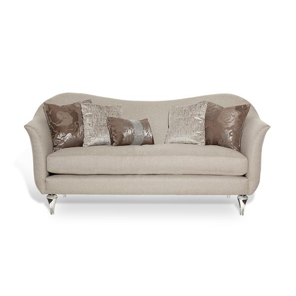 Michael Amini Studio Stationary Fabric Sofa AIC ST-RODEO15-PLT-00 IMAGE 2