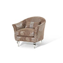 Michael Amini Studio Stationary Fabric Chair AIC ST-RODEO35-SLV-00 IMAGE 1