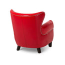 Michael Amini Studio Stationary Leather Chair AIC ST-BLADN35-FLM-43 IMAGE 2