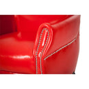 Michael Amini Studio Stationary Leather Chair AIC ST-BLADN35-FLM-43 IMAGE 3