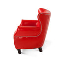 Michael Amini Studio Stationary Leather Chair AIC ST-BLADN35-FLM-43 IMAGE 5