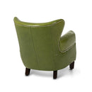 Michael Amini Studio Stationary Leather Chair AIC ST-BLADN35-PIS-43 IMAGE 2