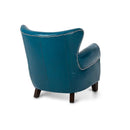 Michael Amini Studio Stationary Leather Chair AIC ST-BLADN35-TEA-43 IMAGE 2
