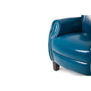 Michael Amini Studio Stationary Leather Chair AIC ST-BLADN35-TEA-43 IMAGE 3