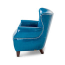 Michael Amini Studio Stationary Leather Chair AIC ST-BLADN35-TEA-43 IMAGE 4