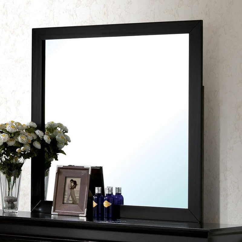 Furniture of America Louis Philippe III Dresser Mirror CM7866BK-M IMAGE 1