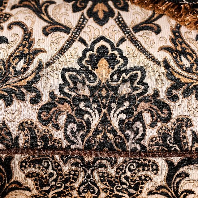 Furniture of America Jamael Stationary Fabric and Faux Leather Sofa SM6405-SF IMAGE 2