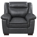 Coaster Furniture Arabella Stationary Leatherette Chair 506593 IMAGE 2