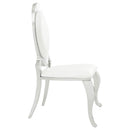 Coaster Furniture Anchorage 107872N Upholstered Dining Chair - Cream White (Set of 2) IMAGE 7