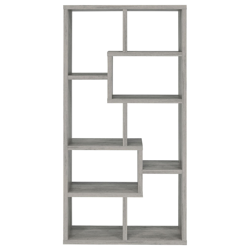 Coaster Furniture Theo 801137 71-inch 7-shelf Bookshelf - Grey Driftwood IMAGE 6