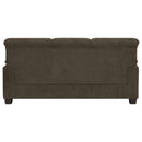 Coaster Furniture Clementine 506571 Upholstered Padded Arm Sofa - Brown IMAGE 4