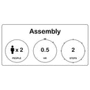 Coaster Furniture Morgan 2256V Metal Twin Over Twin Bunk Bed - Silver IMAGE 9