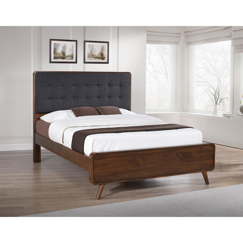 Coaster Furniture Robyn 205131Q Wood Queen Platform Bed - Dark Walnut IMAGE 6