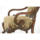 Michael Amini Chateau Beauvais Stationary Fabric Chair 75834-BRONZ-39 IMAGE 4