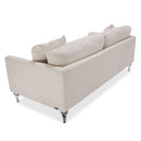 Michael Amini Glimmering Heights Stationary Fabric Sofa 9011815-CLOUD-002 IMAGE 3