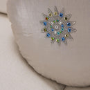 Michael Amini Glimmering Heights Stationary Fabric Sofa 9011815-CLOUD-002 IMAGE 7