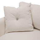 Michael Amini Glimmering Heights Stationary Fabric Loveseat 9011825-CLOUD-002 IMAGE 4