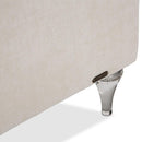 Michael Amini Glimmering Heights Stationary Fabric Loveseat 9011825-CLOUD-002 IMAGE 5