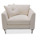 Michael Amini Glimmering Heights Stationary Fabric Chair 9011835-CLOUD-002 IMAGE 2