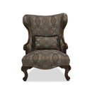 Michael Amini Grand Masterpiece Stationary Fabric Chair 9050836-TRMLN-402 IMAGE 2