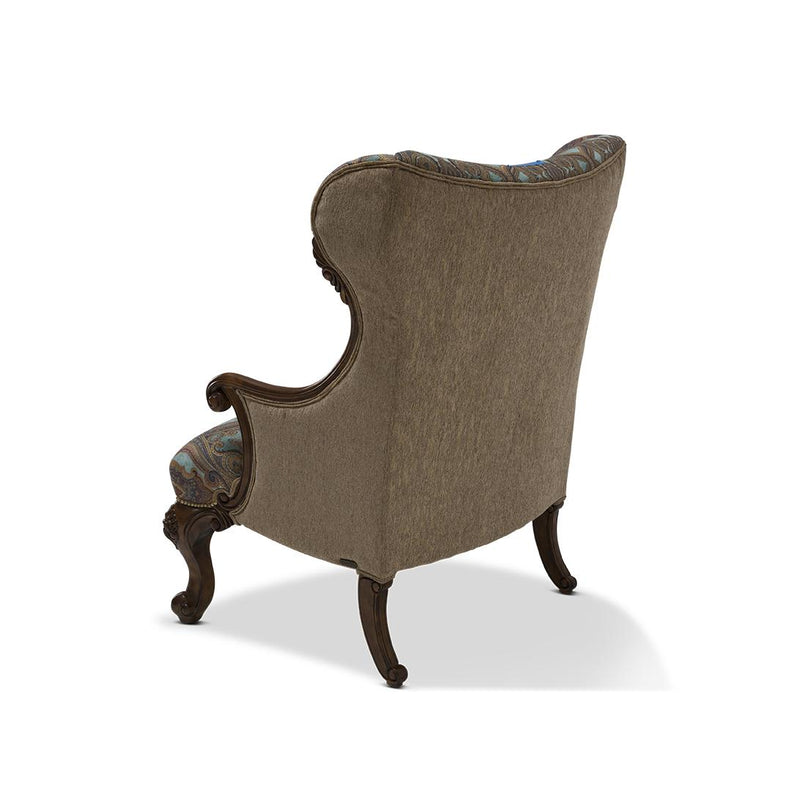 Michael Amini Grand Masterpiece Stationary Fabric Chair 9050836-TRMLN-402 IMAGE 3