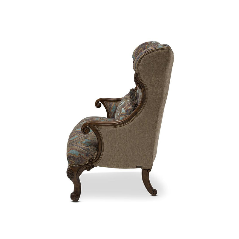 Michael Amini Grand Masterpiece Stationary Fabric Chair 9050836-TRMLN-402 IMAGE 4