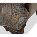 Michael Amini Grand Masterpiece Stationary Fabric Chair 9050836-TRMLN-402 IMAGE 5