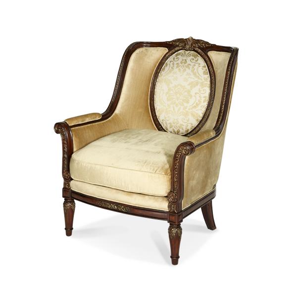 Michael Amini Imperial Court Stationary Fabric Chair 79835-CHPGN-40 IMAGE 2