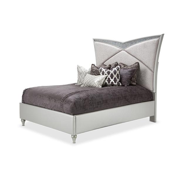 Michael Amini Melrose Plaza Queen Upholstered Panel Bed 9019000QN-118 IMAGE 1