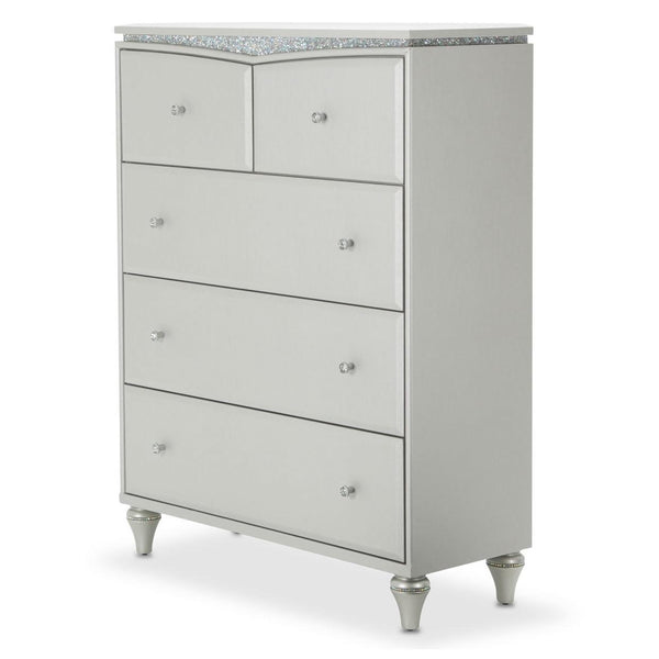 Michael Amini Melrose Plaza 5-Drawer Chest 9019070-118 IMAGE 1