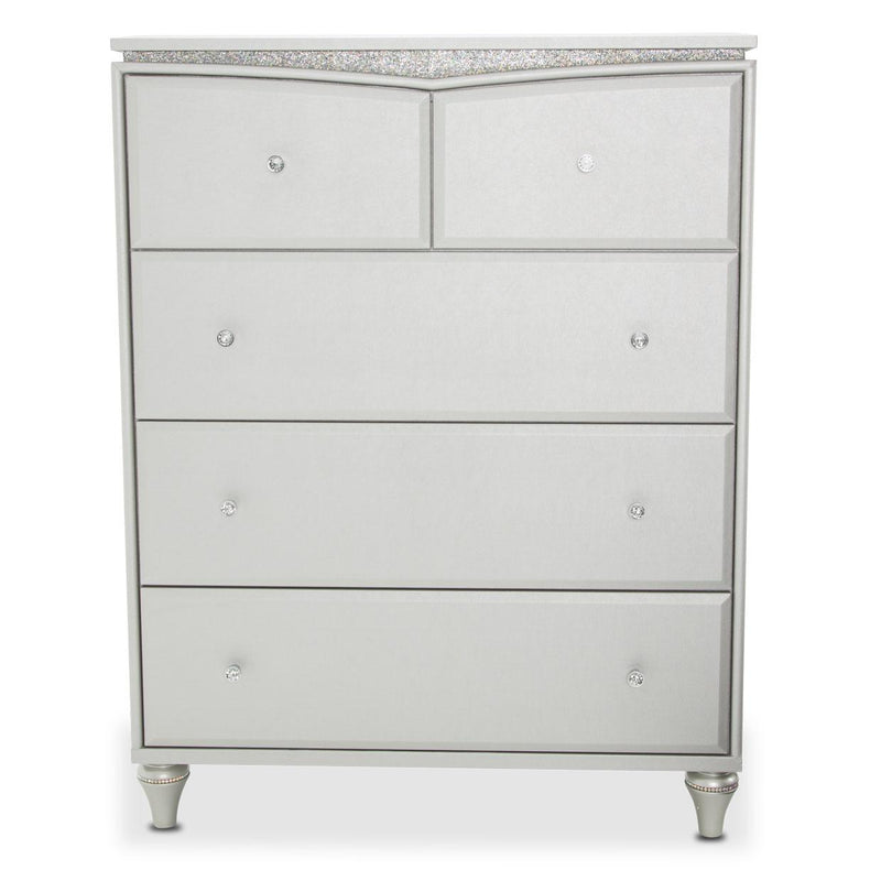 Michael Amini Melrose Plaza 5-Drawer Chest 9019070-118 IMAGE 2