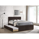 Poundex Full Upholstered Panel Bed F9214F IMAGE 1