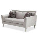 Michael Amini Melrose Plaza Stationary Fabric Loveseat 9019825-DVGRY-118 IMAGE 1