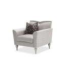 Michael Amini Melrose Plaza Stationary Fabric Chair 9019835-DVGRY-118 IMAGE 1