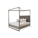 Michael Amini Metro Lights King Canopy Bed 9010000EK-809 IMAGE 1