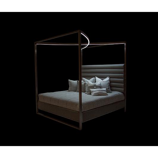 Michael Amini Metro Lights California King Canopy Bed 9010000CK-809 IMAGE 7